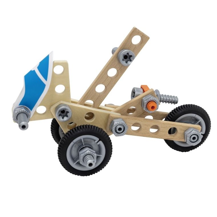 Hape, zestaw motocyklowy, klocki konstrukcyjne, 34 elementy