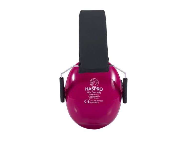 Haspro, nauszniki ochronne, przeciwhałasowe dla dzieci, różowe, 4l+