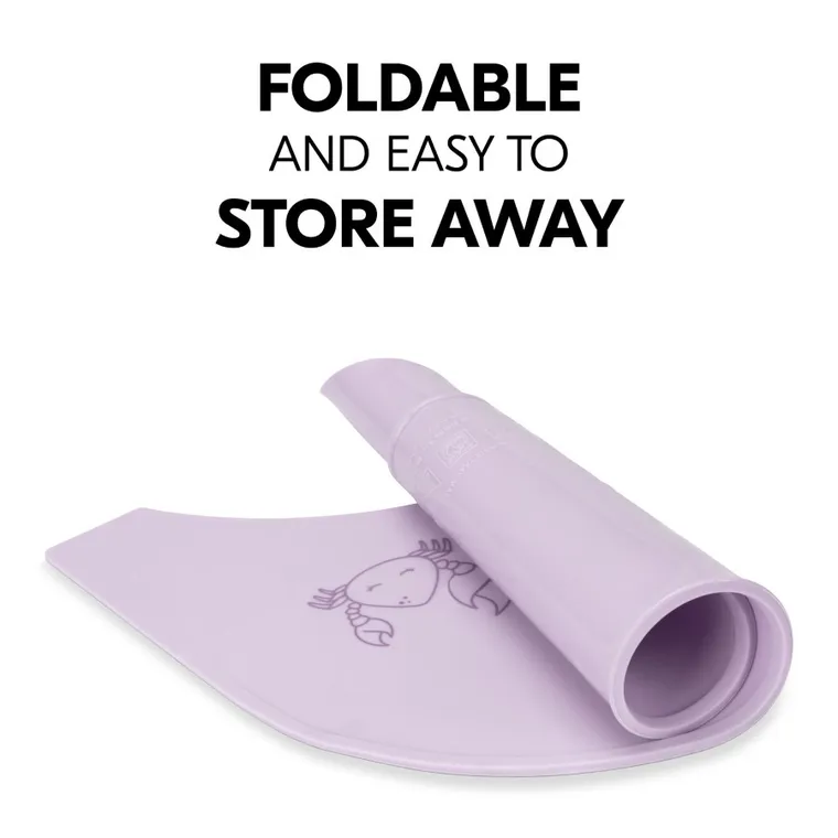 Hauck, Alpha, Crab, podkładka silikonowa, Lavender