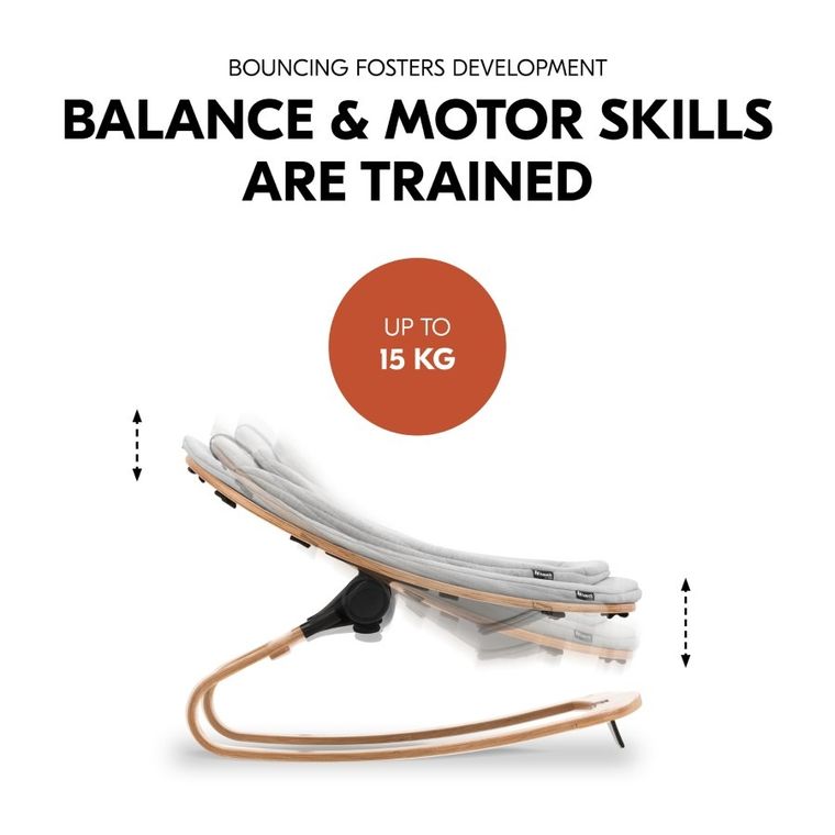 Hauck, Eco Light, leżaczek, grey