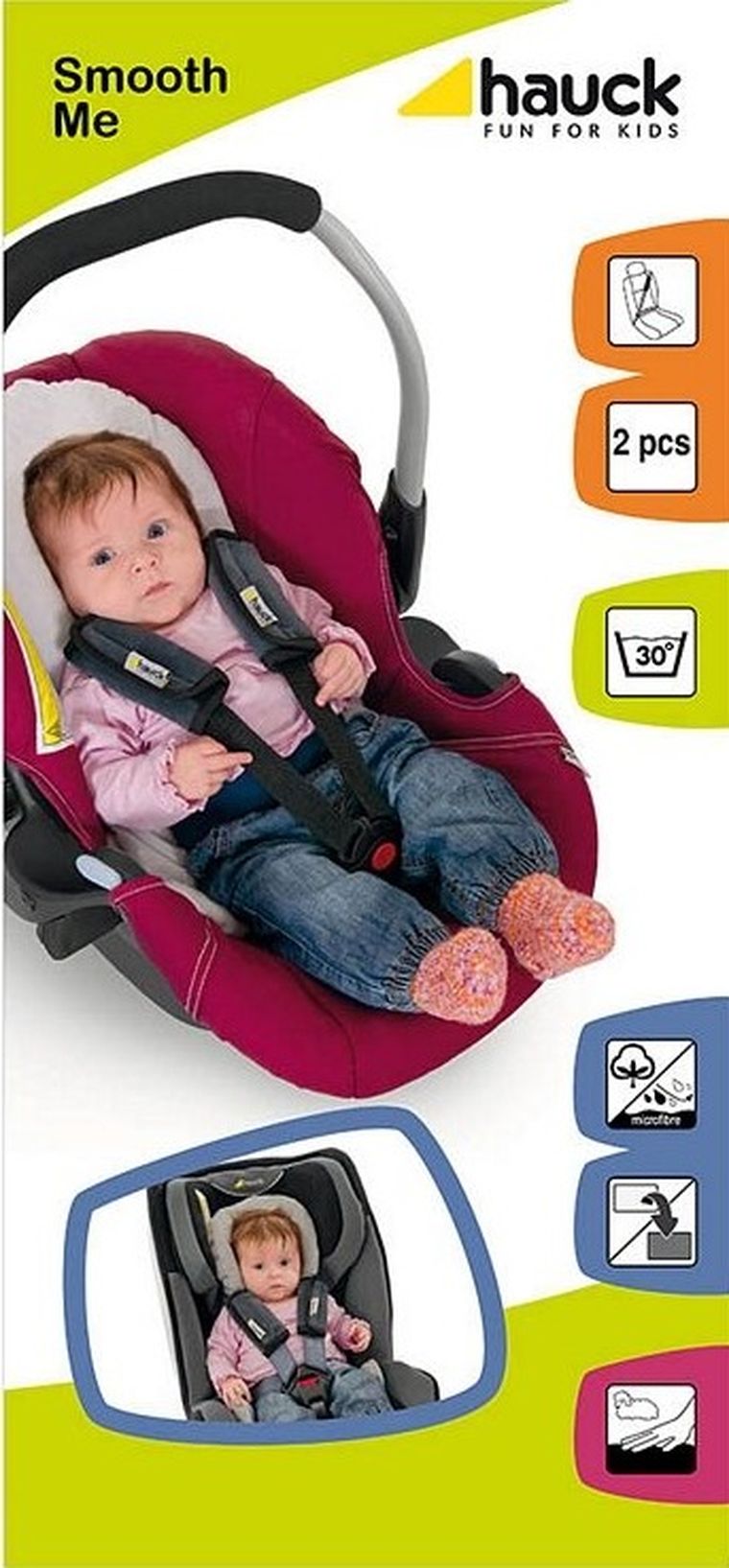 Hauck, ochraniacz na pasy, Smooth Me