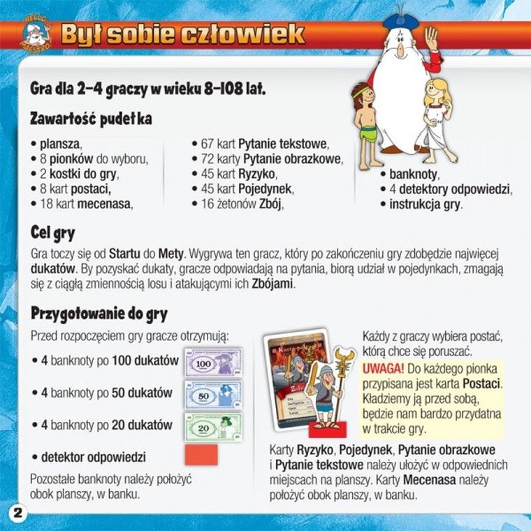 Hipokampus, Był Sobie Człowiek, wersja kompakt, gra edukacyjna