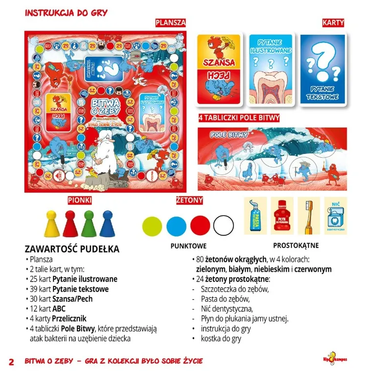 Hipokampus, Było sobie życie, Bitwa o zęby, gra familijna