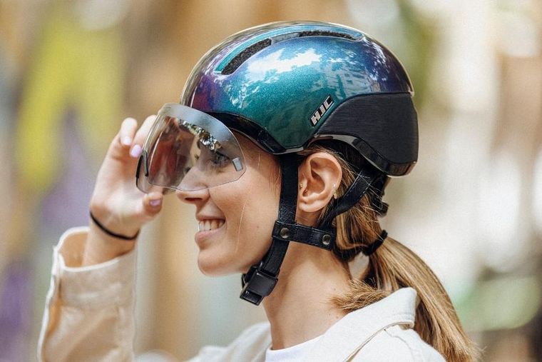 HJC, Calido Plus, kask rowerowy, rozmiar S, kameleon