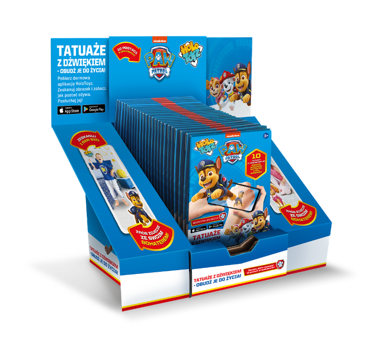 HoloToyz, Psi Patrol, tatuaże AR z dźwiękiem