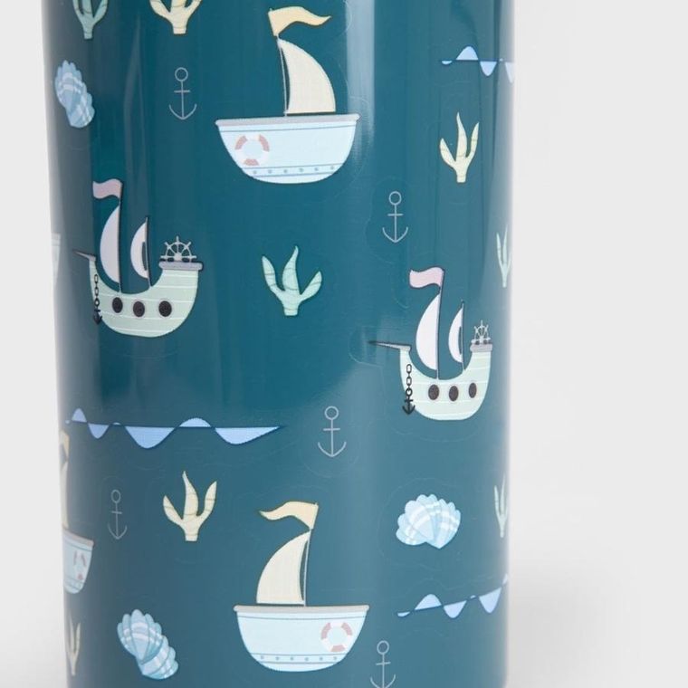 Homla, B2 Cairo, zestaw lunchbox, granatowy z kubkiem, 1,8l