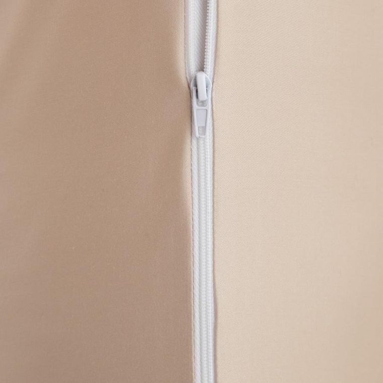 Homla, Bamsa, zestaw dwóch poszewek, z satyny bambusowej, beżowe, 50-60 cm