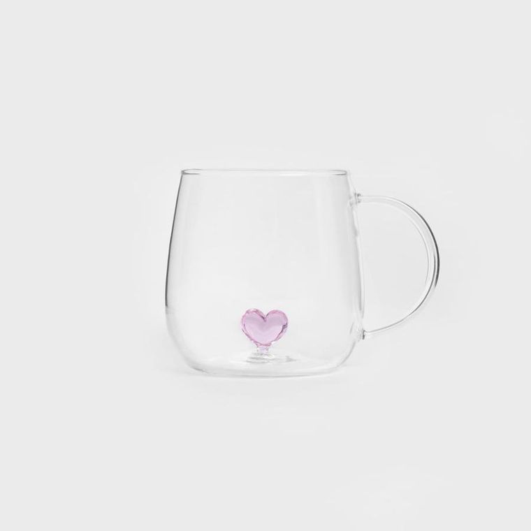 Homla, Corazon, szklanka z uchem, 0,4l, 724596