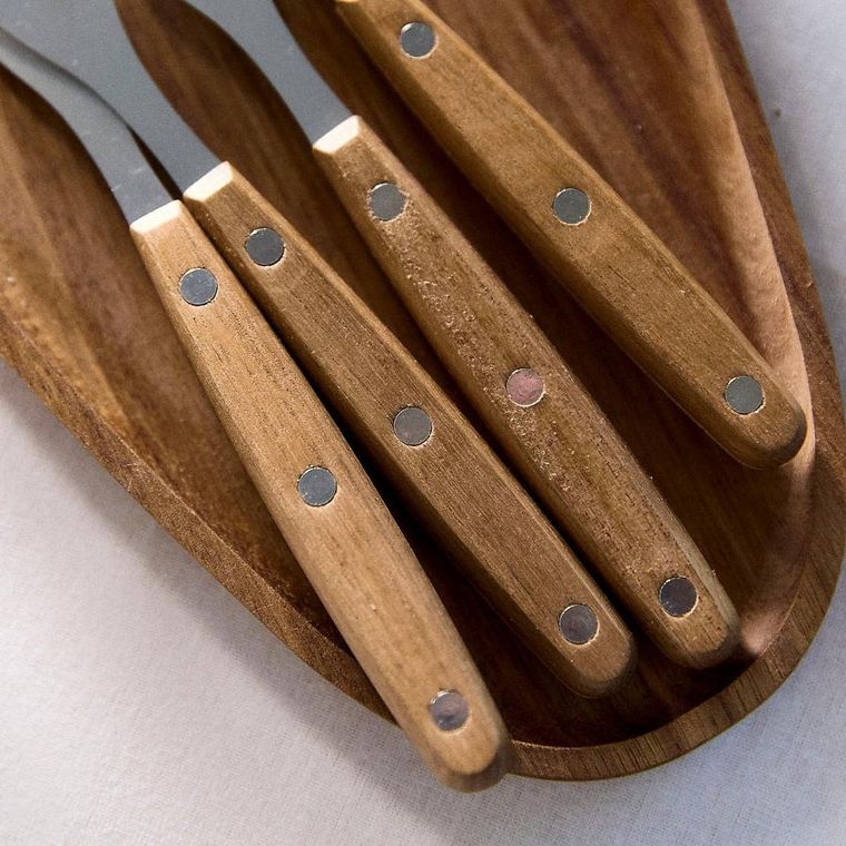 Homla, Easy Grill, zestaw widelców, do steków, 4 szt.