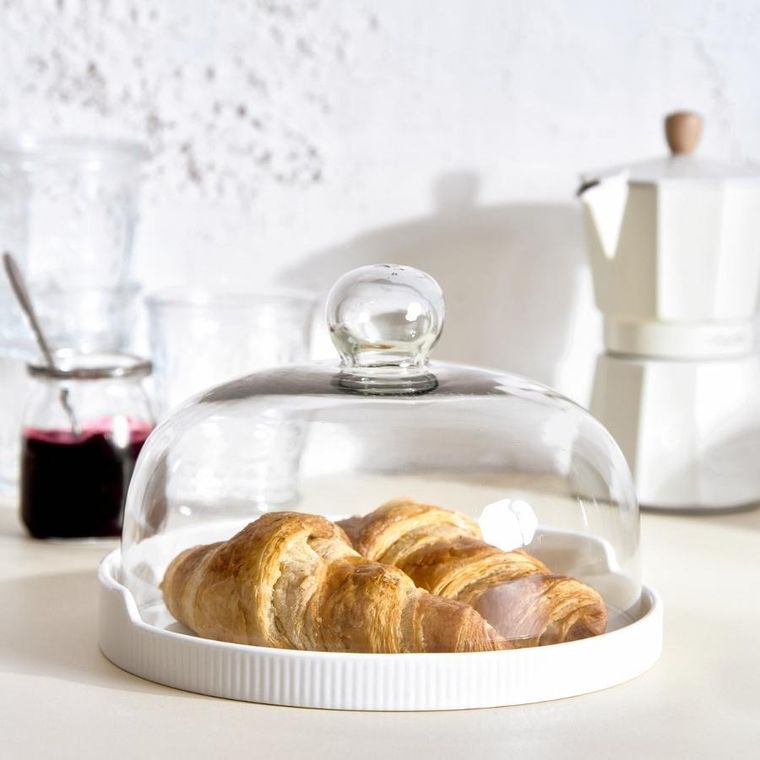 Homla, Fincan, patera, z ceramiczną podstawką, 22 cm