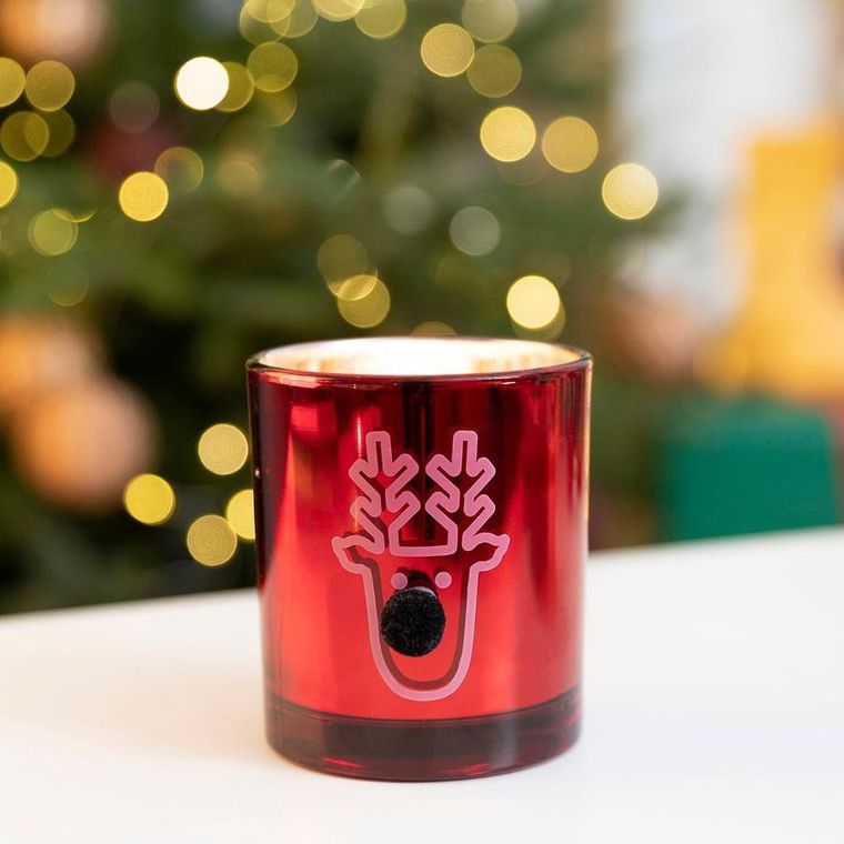 Homla, Frosted, świeca, zapachowa Vanilla, 10 cm