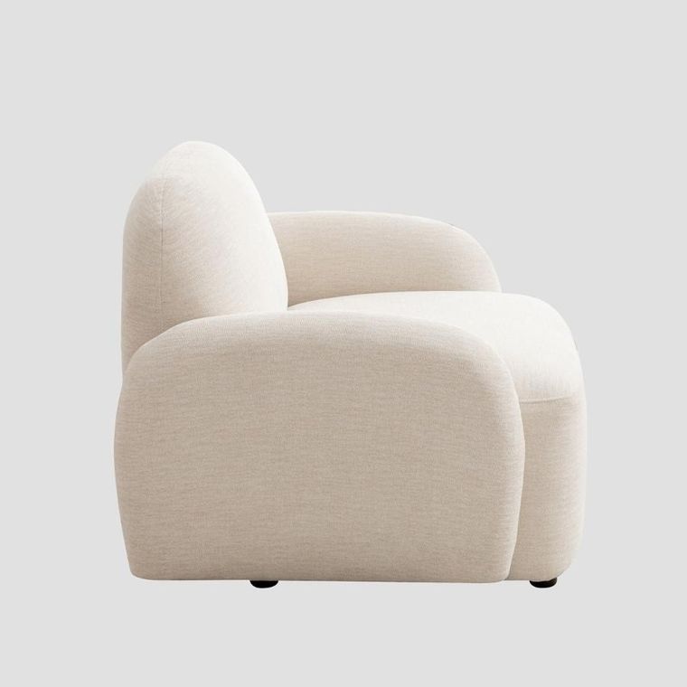 Homla, Helmi, fotel, ecru, 108-87-73 cm