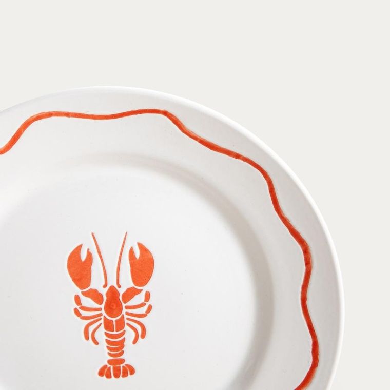 Homla, Kaoma, talerz, deserowy z homarem, 21 cm