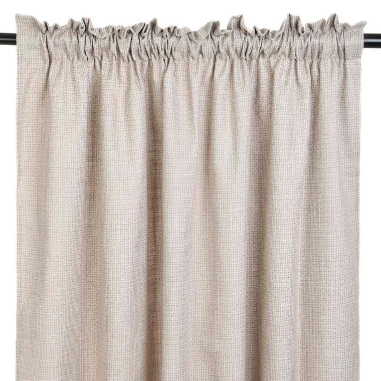 Homla, Lapo, zasłona, beżowa, 140-250 cm