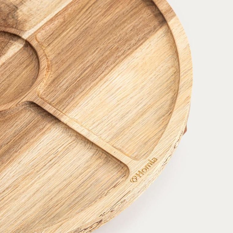 Homla, Mooka, stolik, akacjowy okrągły, 37-20 cm