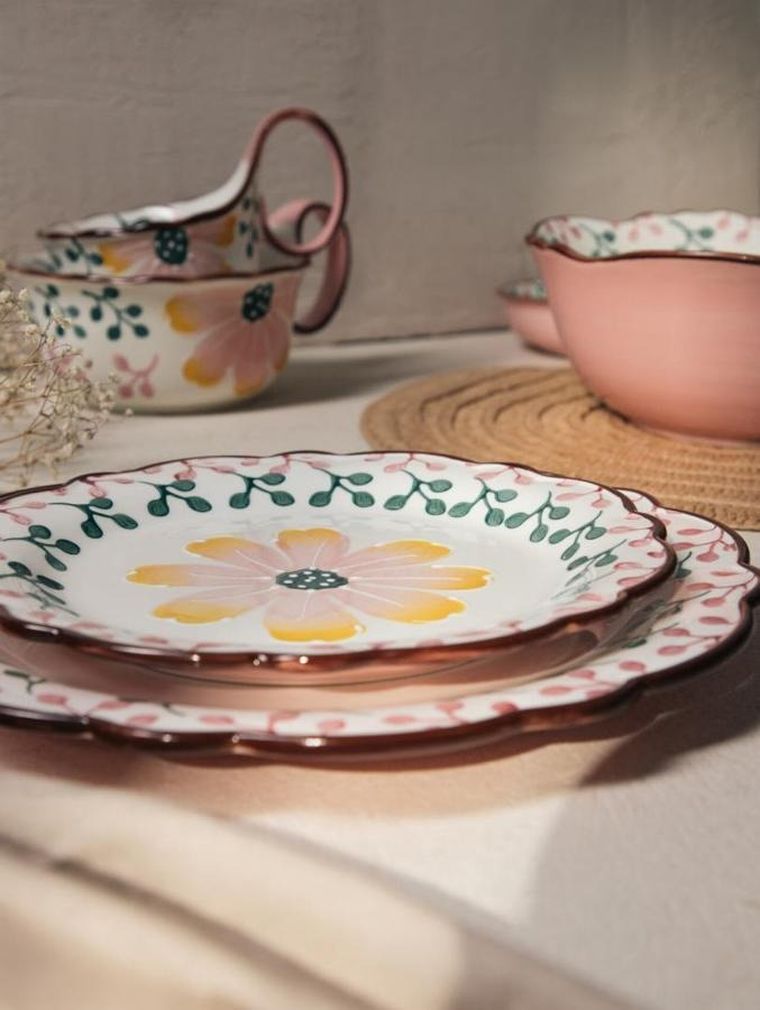 Homla, Noya, talerz, deserowy, 21 cm