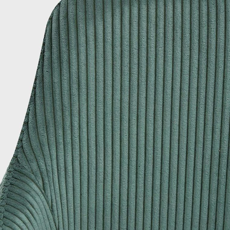 Homla, Pesa, krzesło w tkaninie, zielone, 56-60-82 cm