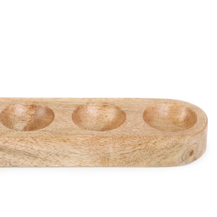 Homla, Rego, patera, drewniana na jajka duża, 5-31 cm