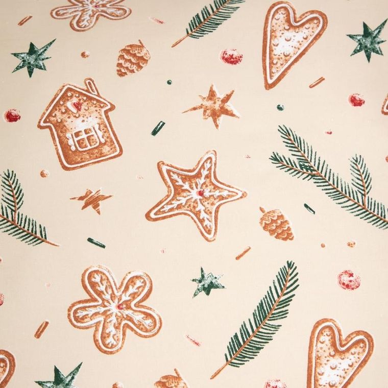 Homla, Rosemary, pościel, z mikrofibry w pierniki, 200-220 cm