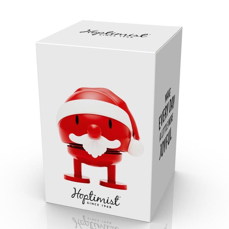 Hoptimist, figurka, Santa Claus S, czerwony