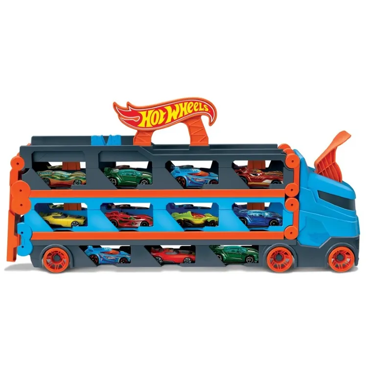 Hot Wheels City, Wyścigowy transporter 2w1, pojazd