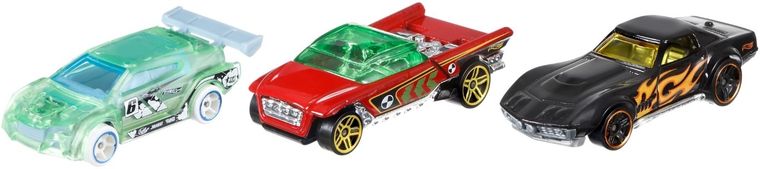Hot Wheels, zestaw 3 autek