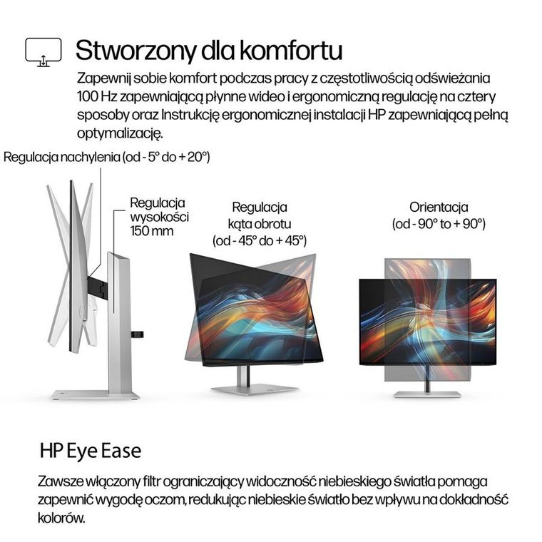 HP, monitor, LED, 24”, S7 Pro, 724pu, 8Y2F7AA, 100 Hz