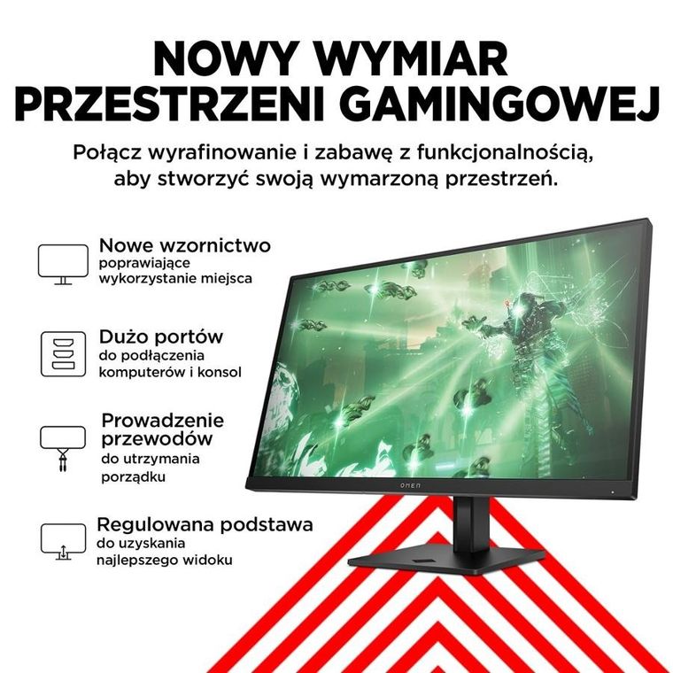 HP, monitor LED, QHD 27", OMEN 27q, 780H4E9, 165Hz