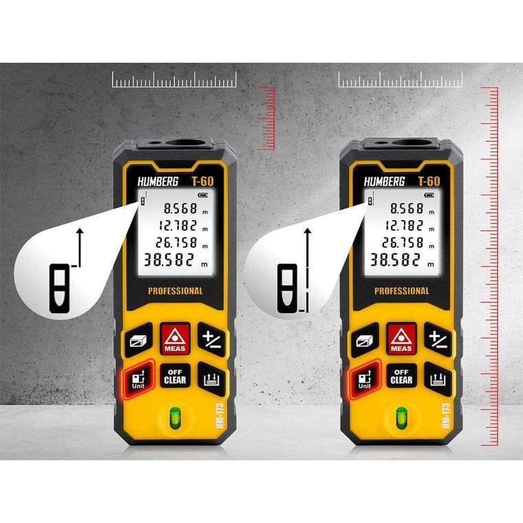 Humberg, dalmierz laserowy, 60 m, HM-173