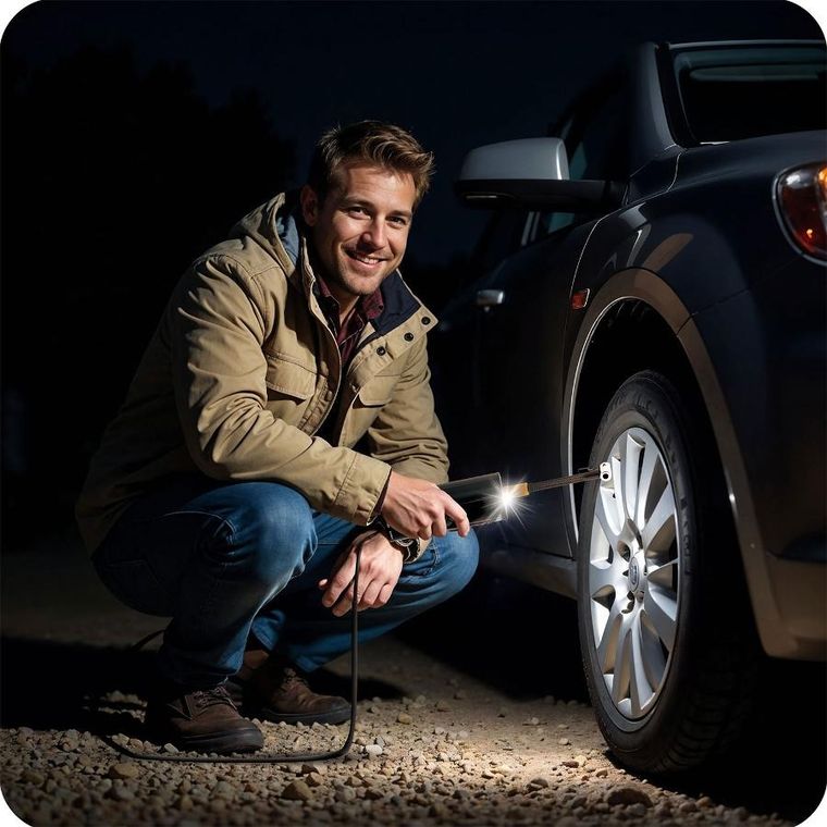 Humberg, kompresor elektryczny, bezprzewodowy