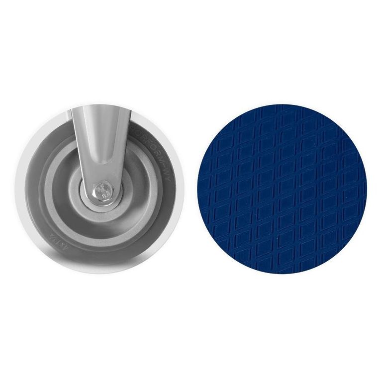 Humberg, wózek transportowy, ręczny, biało-niebieski