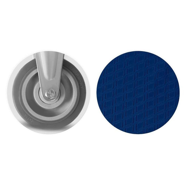 Humberg, wózek transportowy, ręczny, biało-niebieski