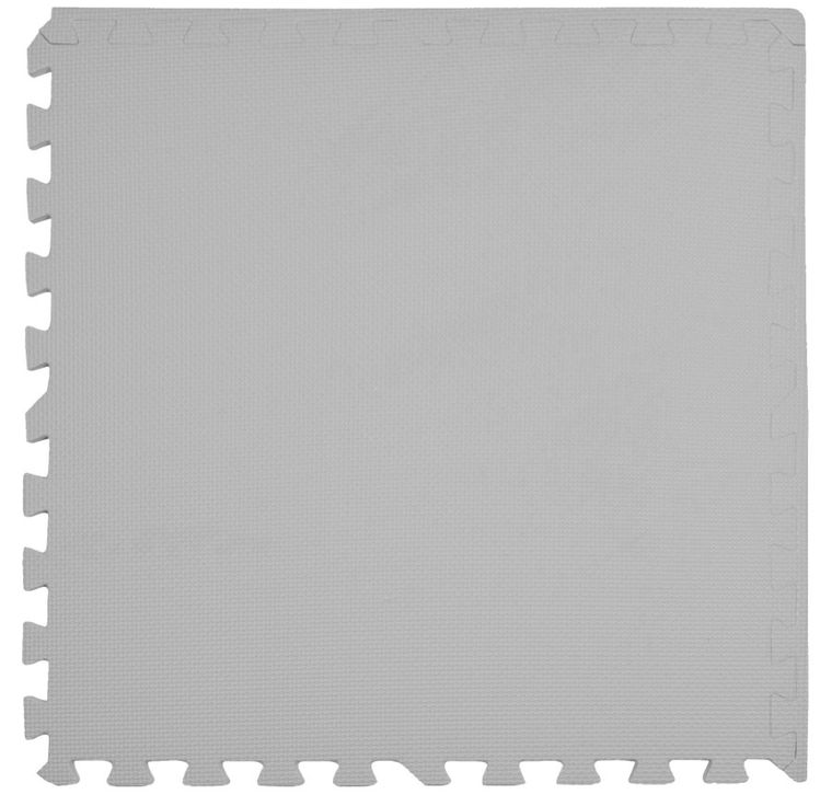 Humbi, mata piankowa, puzzle, biały, szary, 60-60 cm, 6 szt.