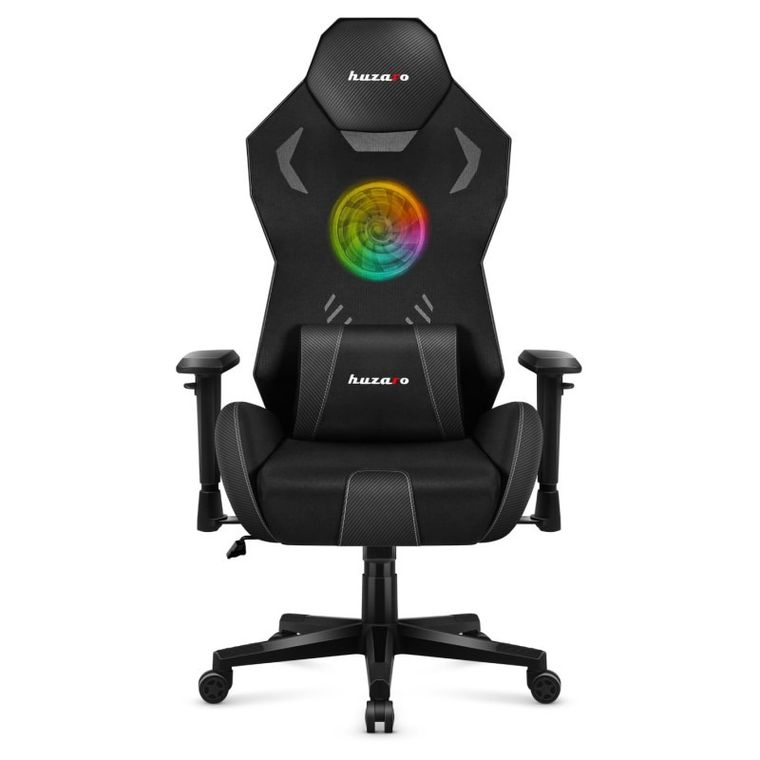 Huzaro, Combat 7.6, fotel gamingowy, RGB, Black