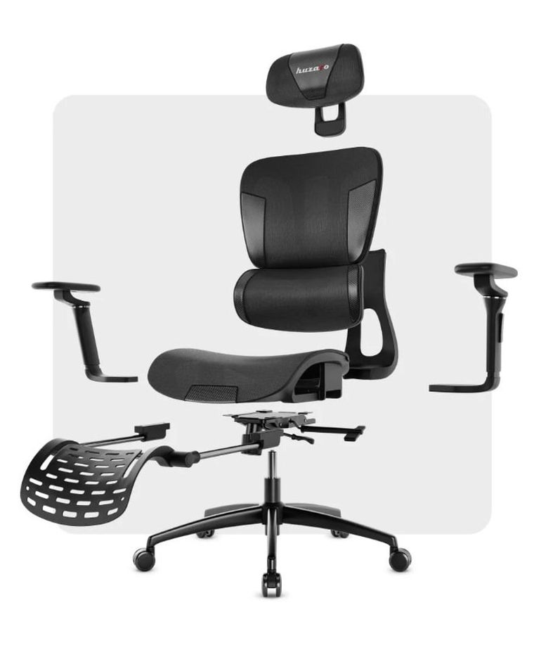 Huzaro, Combat 7.9, fotel gamingowy, Black