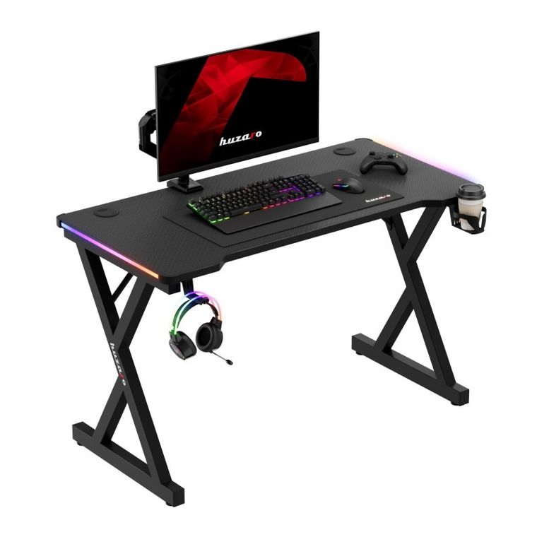 Huzaro, Hero 2.3, biurko gamingowe, RGB, 120 cm