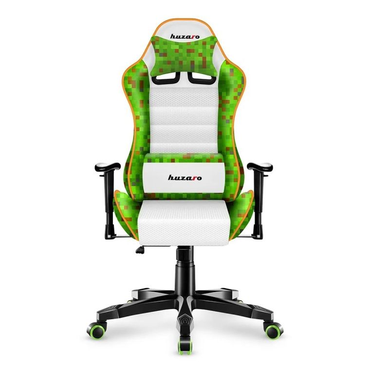 Huzaro, Ranger 6.0, fotel gamingowy dla dziecka, White Pixel