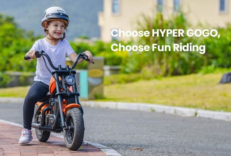 Hyper Gogo, Cruiser 12 Plus, Motocykl, pojazd na akumulator, czarny