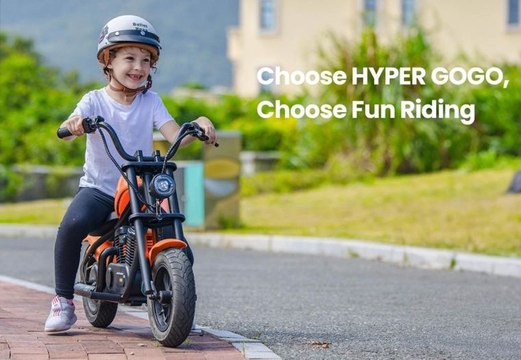 Hyper Gogo, Cruiser 12 Plus, Motocykl, pojazd na akumulator, pomarańczowy