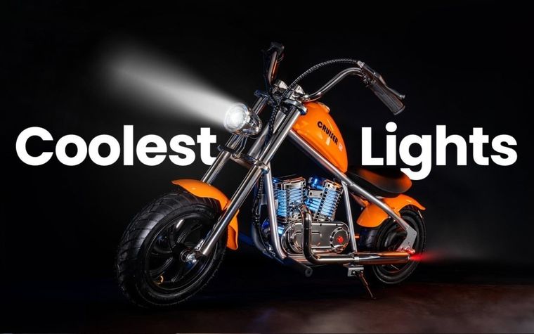 Hyper Gogo, Cruiser 12 Plus, Motocykl, pojazd na akumulator, z dostępem do aplikacji, zielony