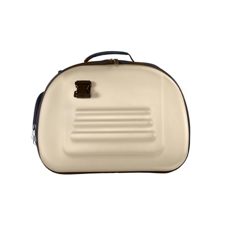 Ibiyaya, Classic, transporter na ramię z ekoskóry dla psa lub kota, FC47655, beżowy