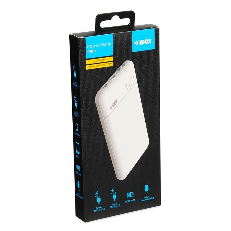 iBox, Power Bank Pb10, 10.000 Mah Power Delivery
