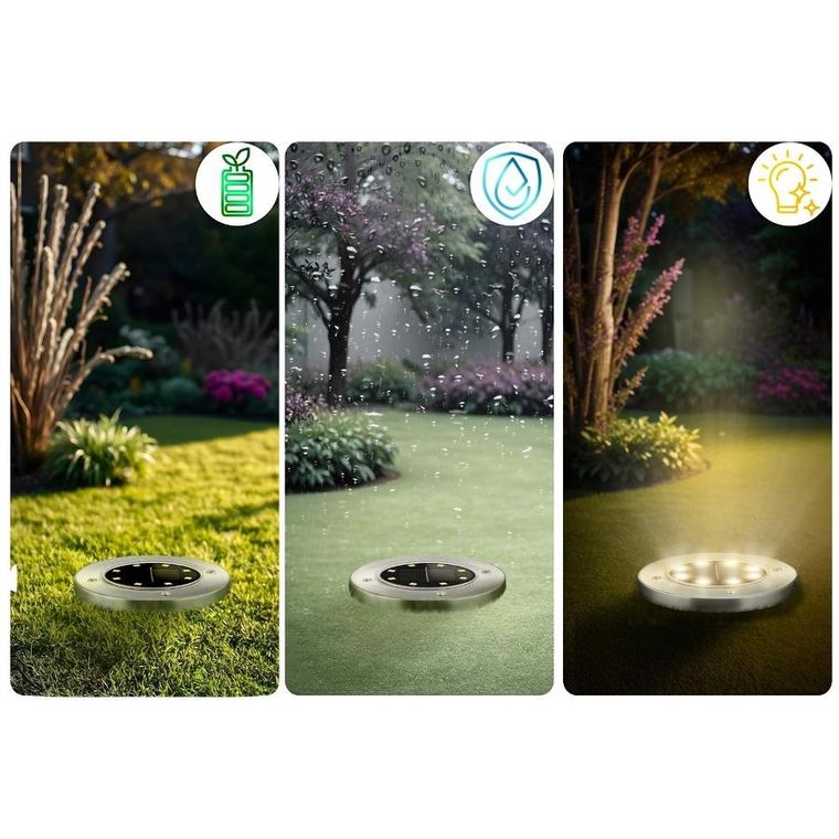 Ilumen, lampka solarna, naziemna, 6 szt.