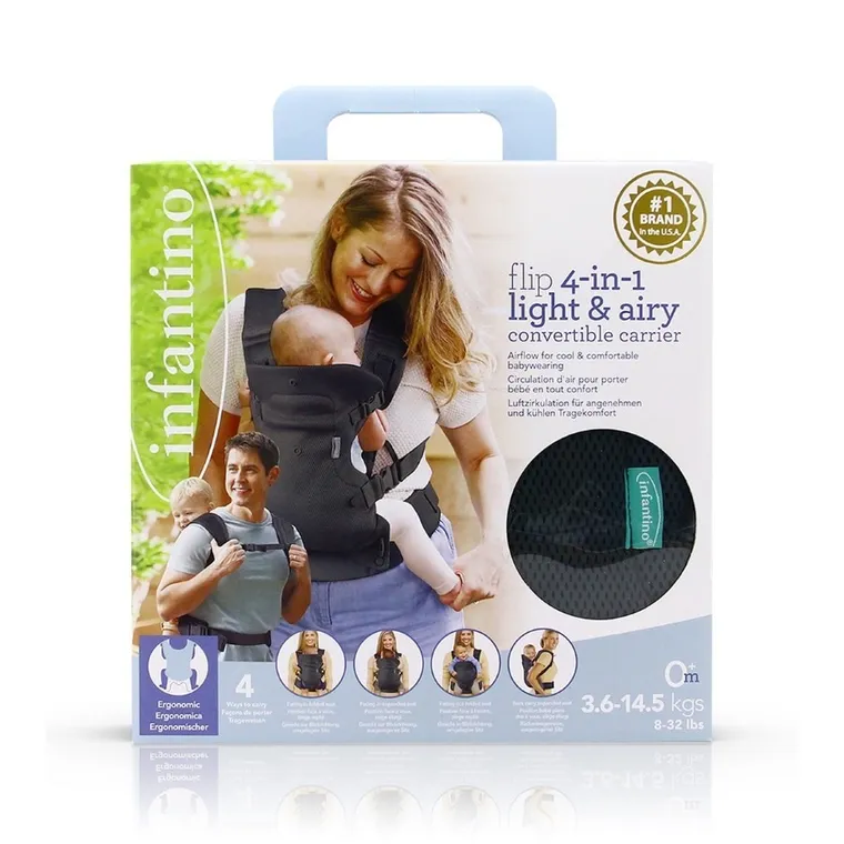 Infantino, nosidełko, odciążające, oddychające, 4w1