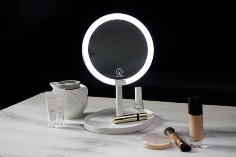InnoGIO, GIOperfect Diamond Glow, lusterko kosmetyczne, z podświetleniem LED