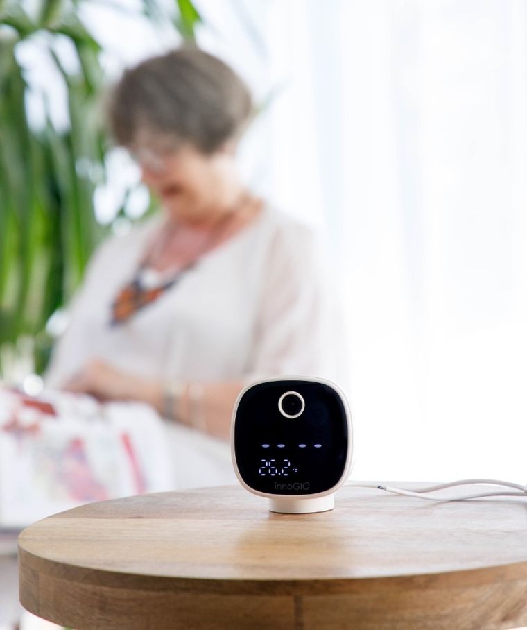 InnoGIO, GIOsafety, Smart Clock, kamera wi-fi