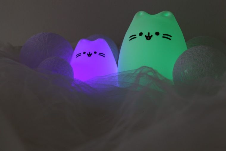 InnoGIO, Kitty, silikonowa lampka nocna, midi