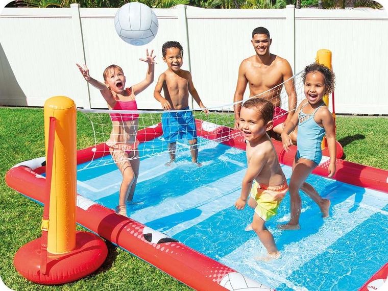 Intex, Arena sportowa, dmuchany plac zabaw, 325-267-102 cm