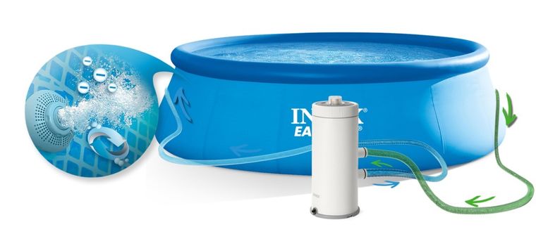 Intex, basen ogrodowy rozporowy, 12w1, 457-122 cm