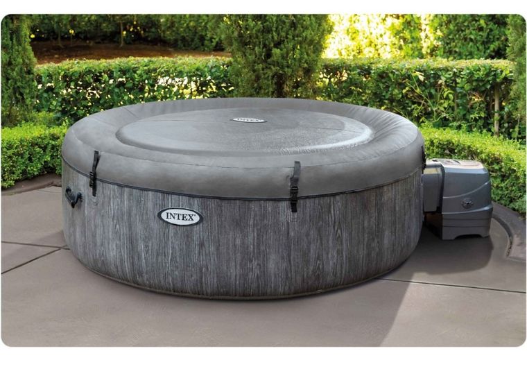 Intex, dmuchane SPA jacuzzi z hydromasażem, 4 os., 196-71 cm
